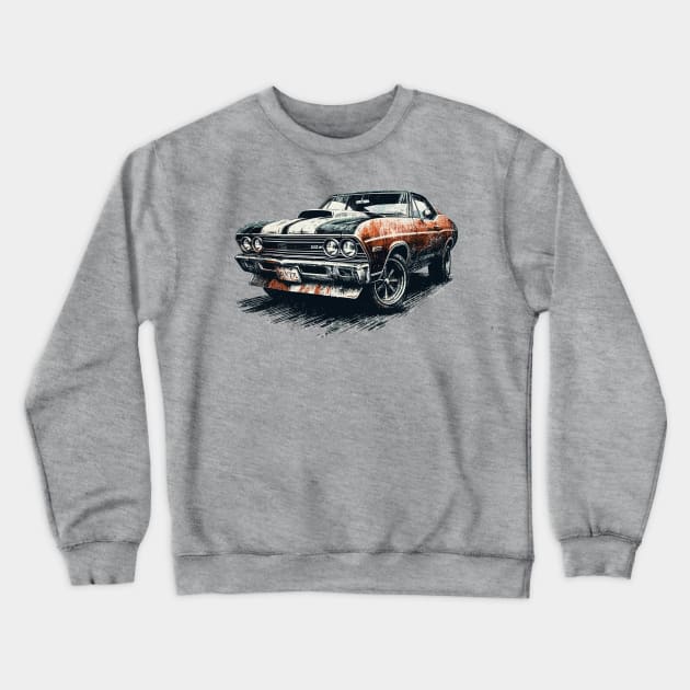 Chevrolet El Camino Crewneck Sweatshirt by Vehicles-Art